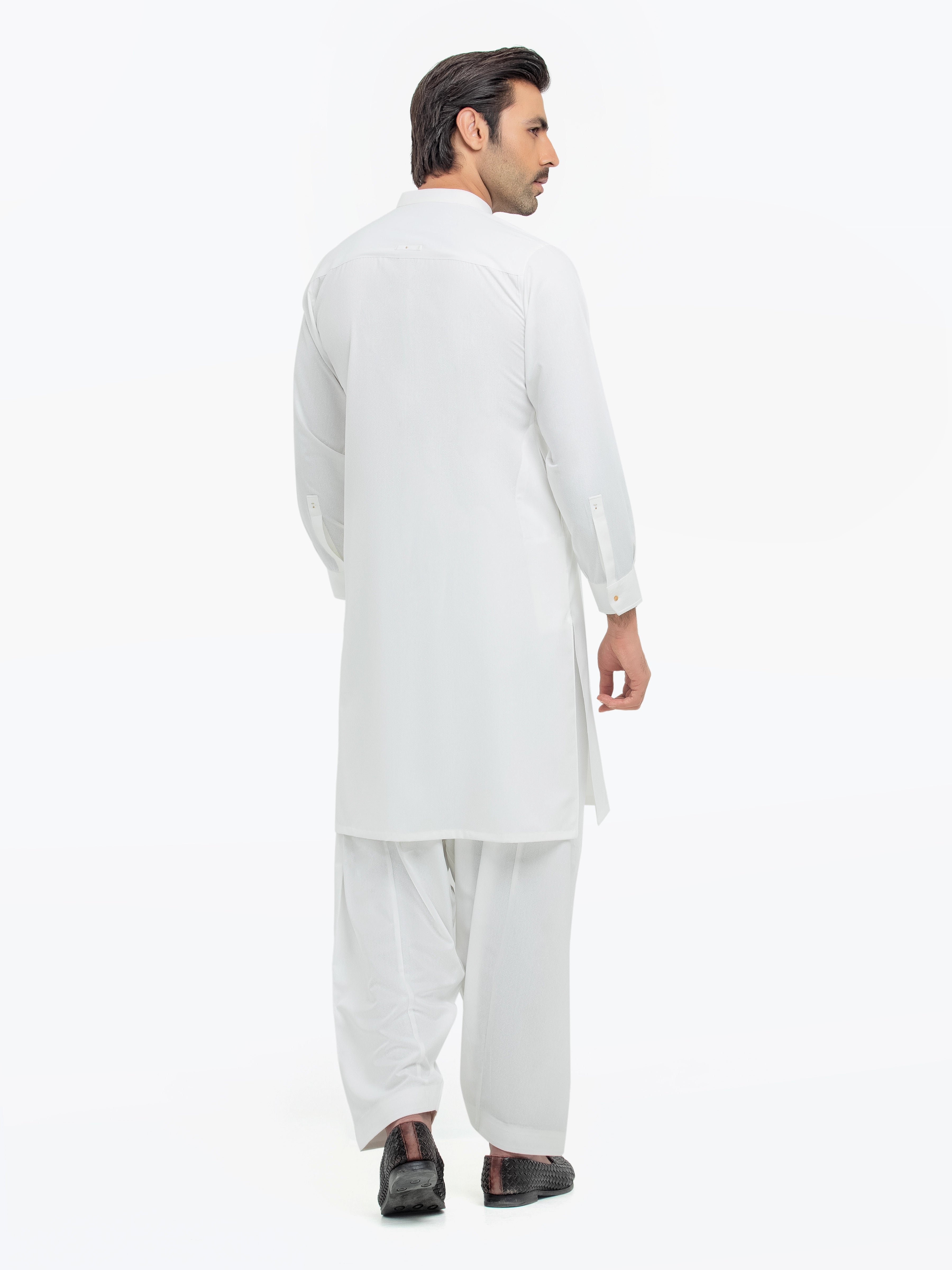 Off White Kurta Pajama Set