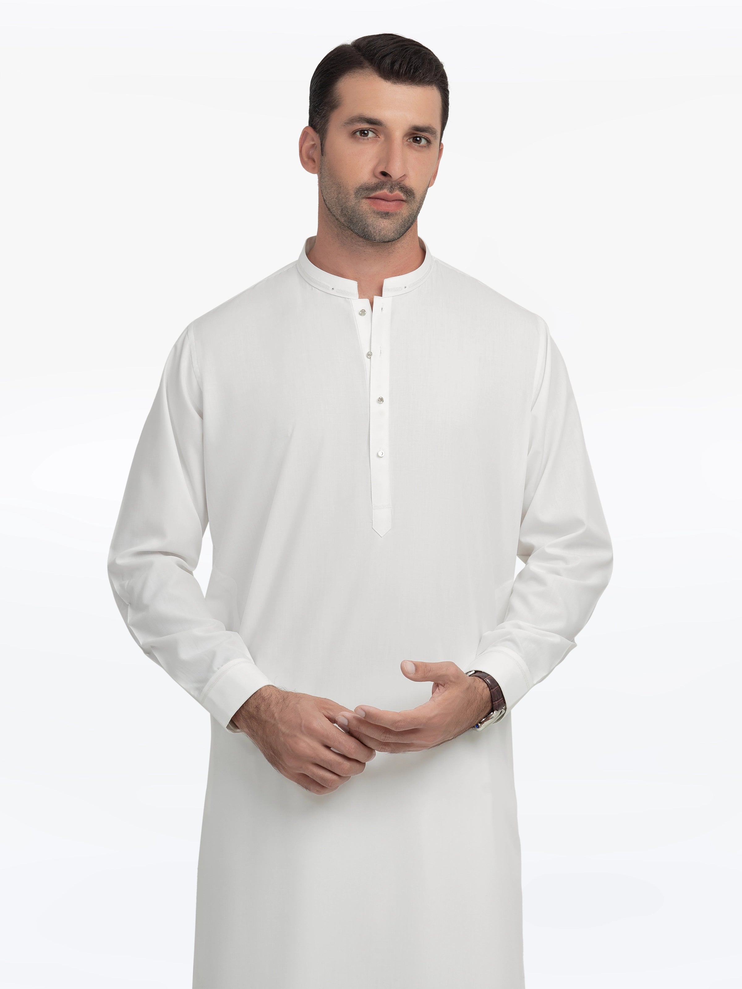 Off White Kurta Pajama Set