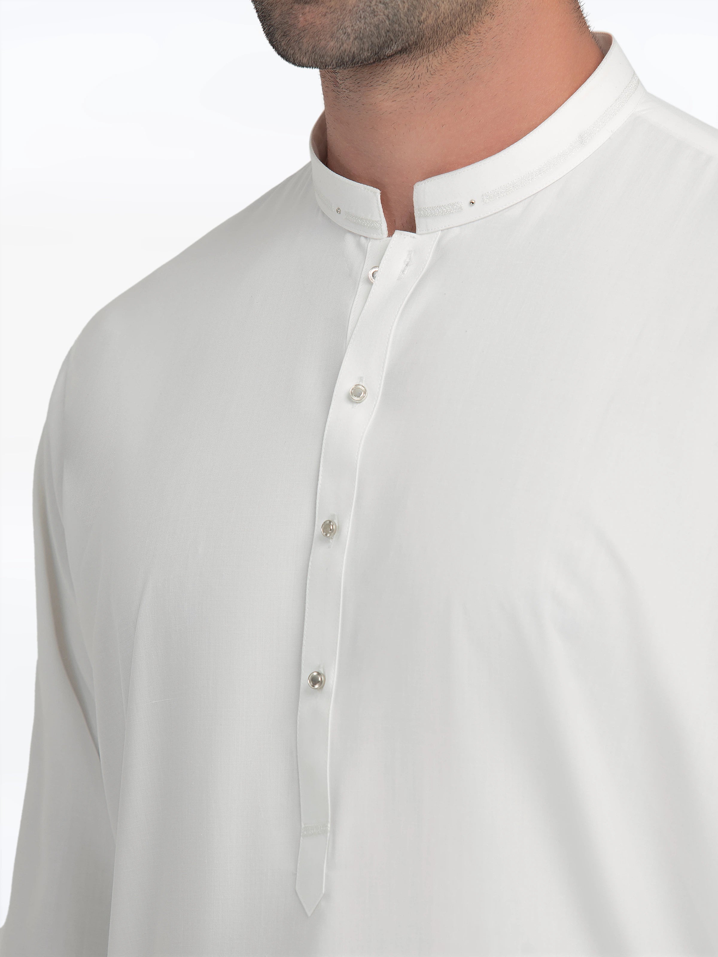 Off White Kurta Pajama Set