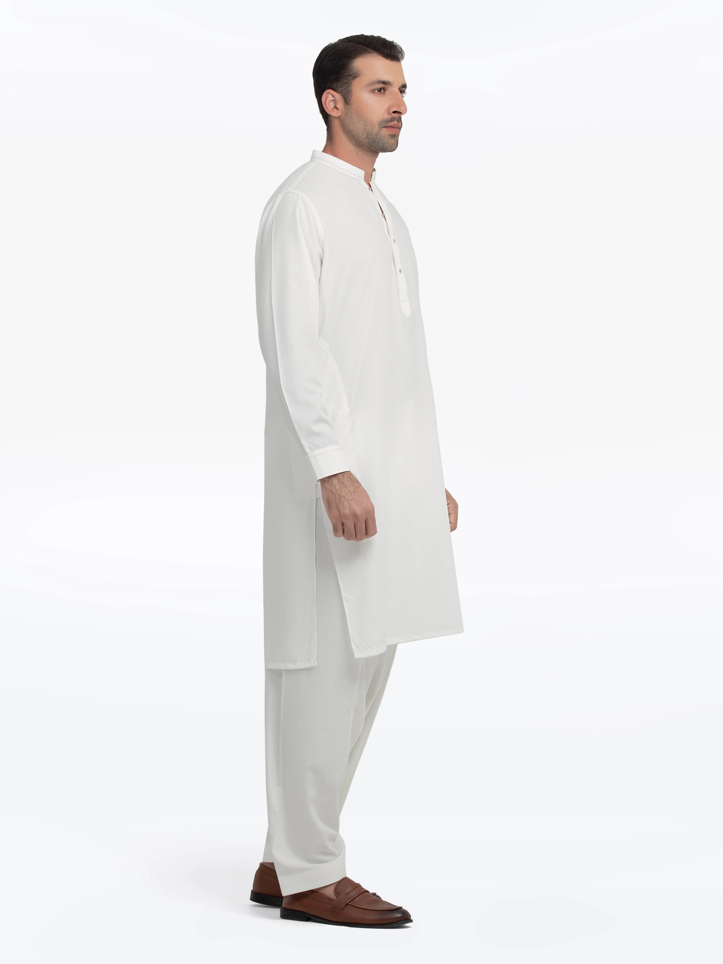 Off White Kurta Pajama Set