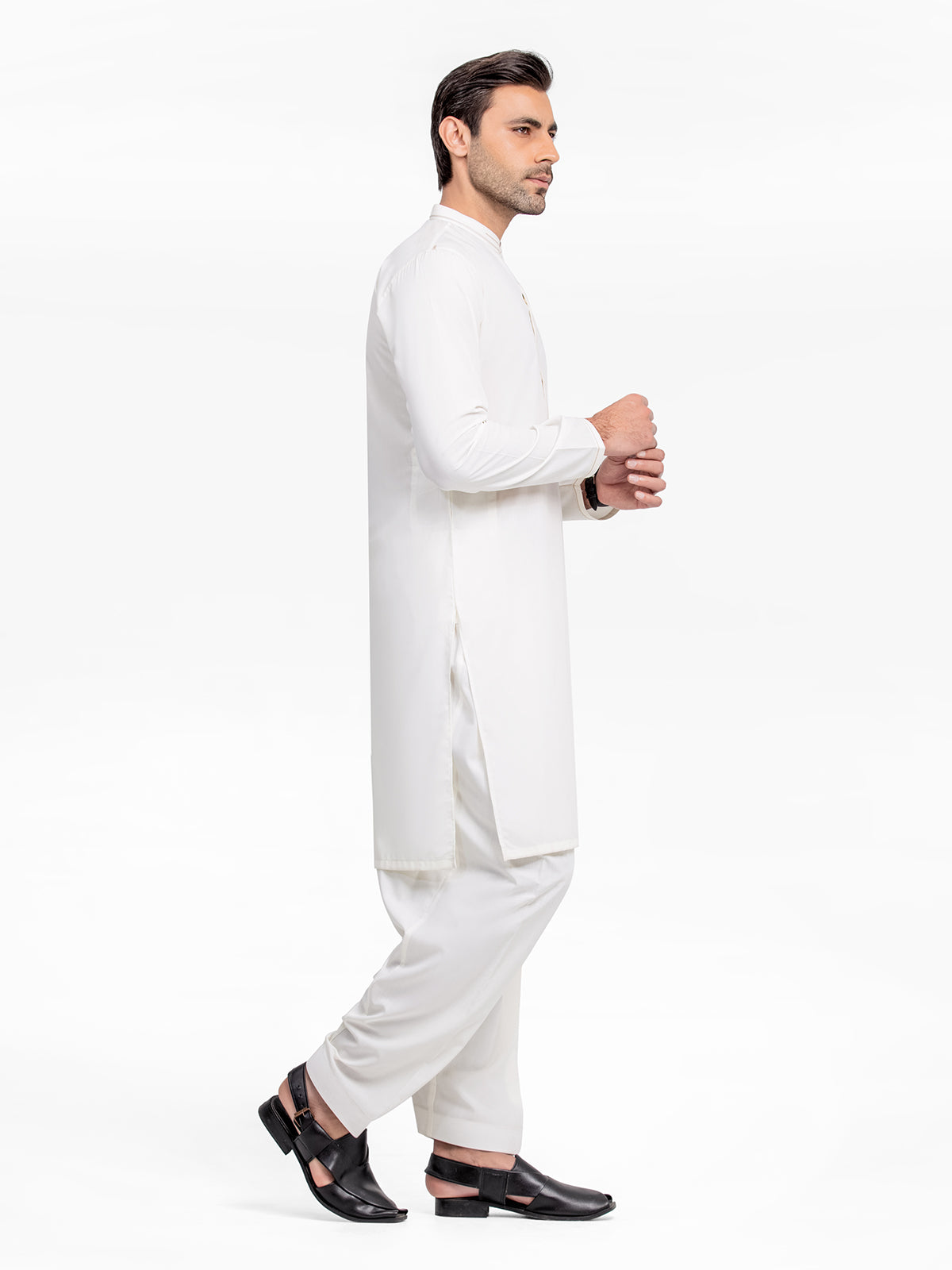 Off White Kurta Pajama Set