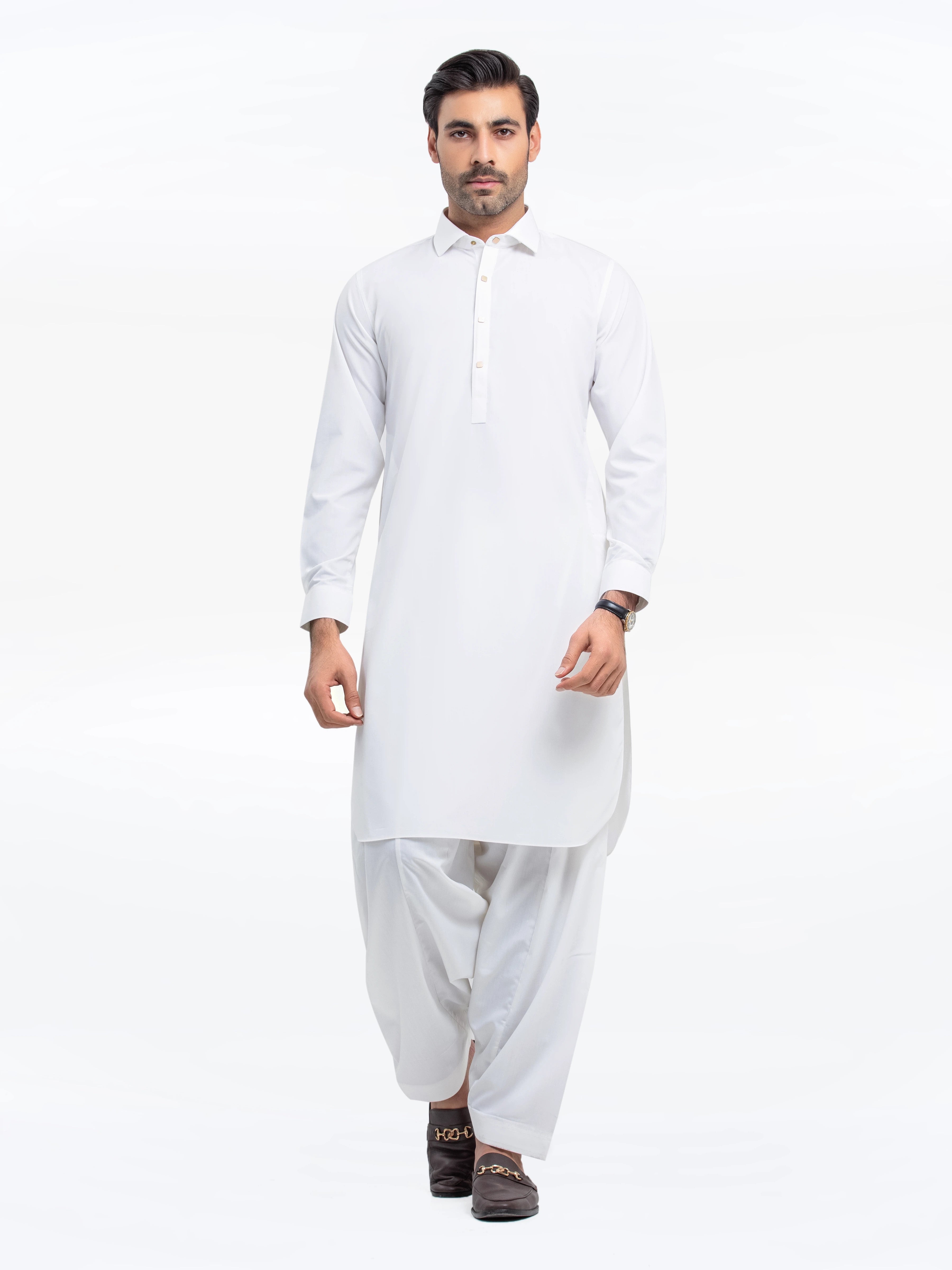 Off White Kurta Pajama Set