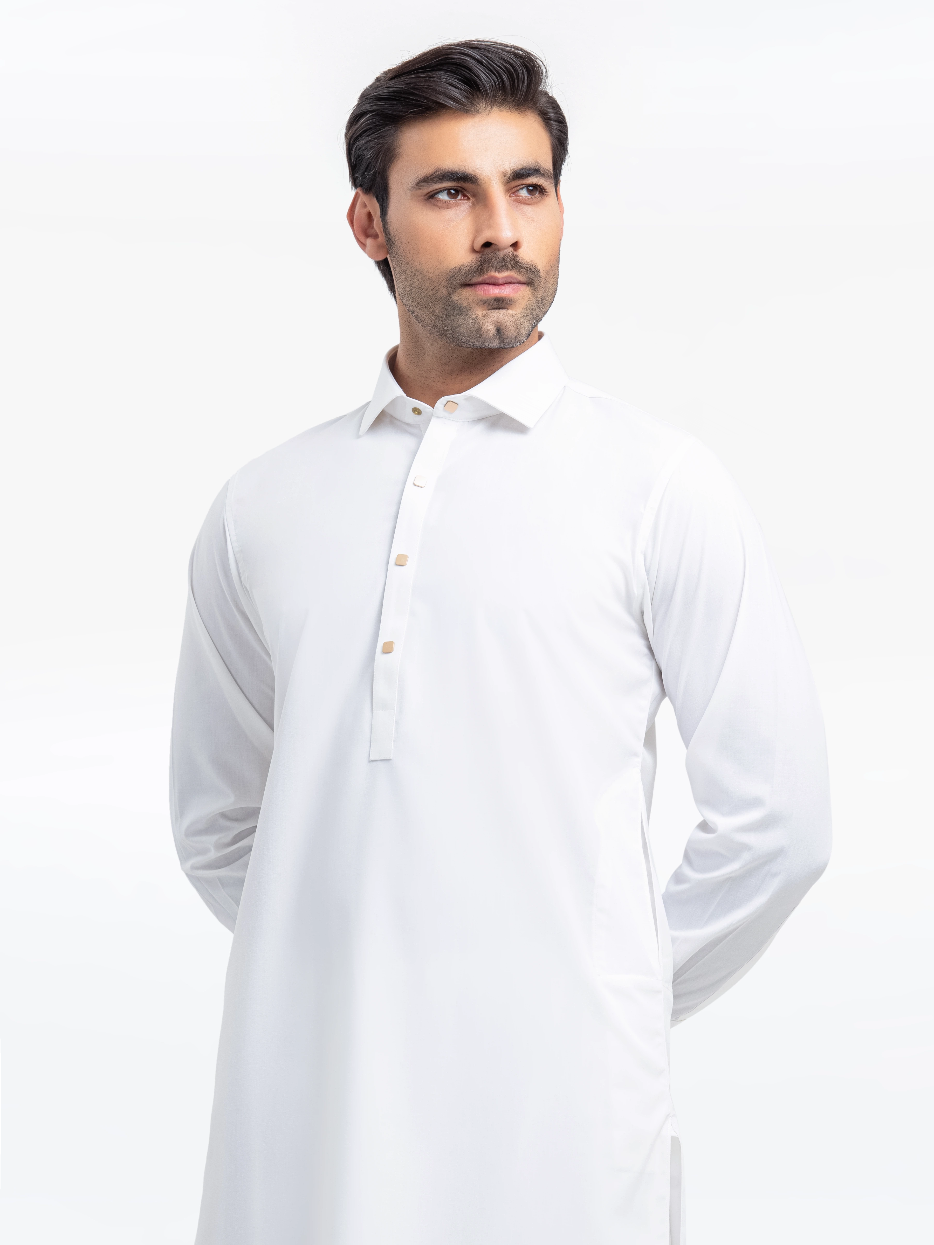 Off White Kurta Pajama Set