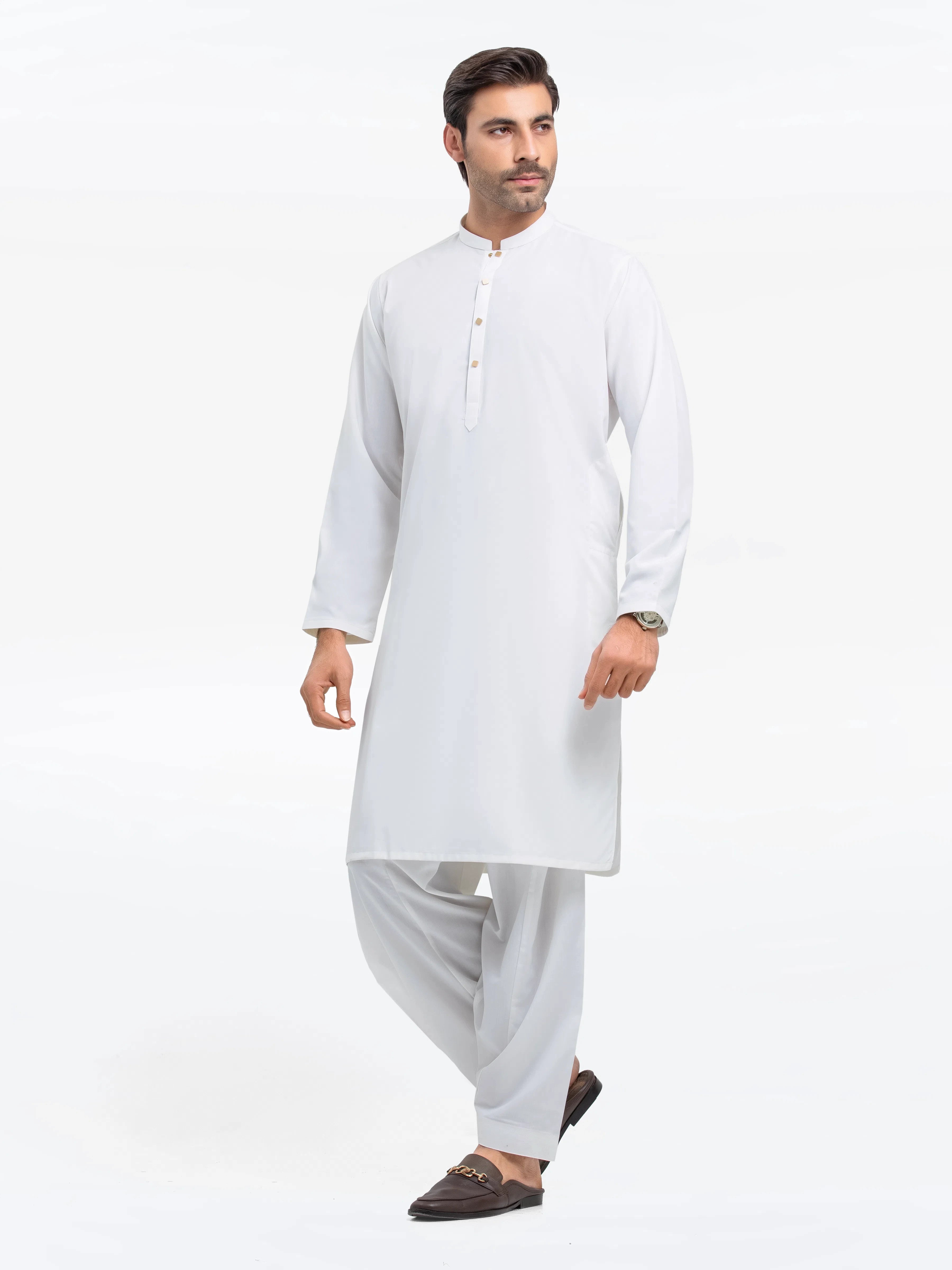 Off White Kurta Pajama Set
