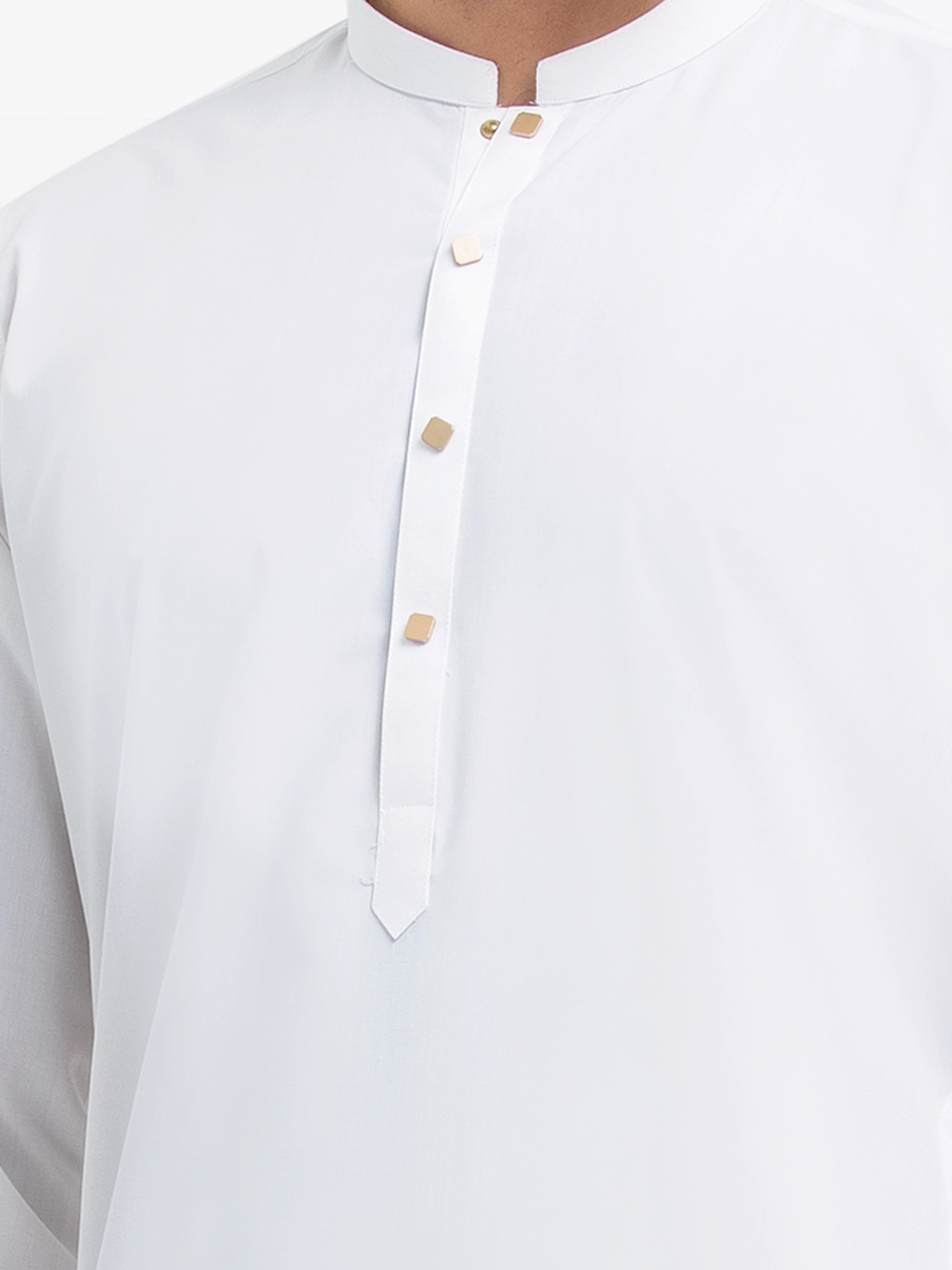 Off White Kurta Pajama Set