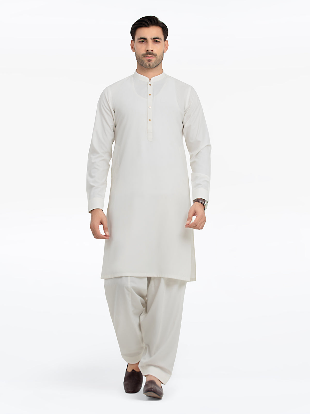 Off White Kurta Pajama Set