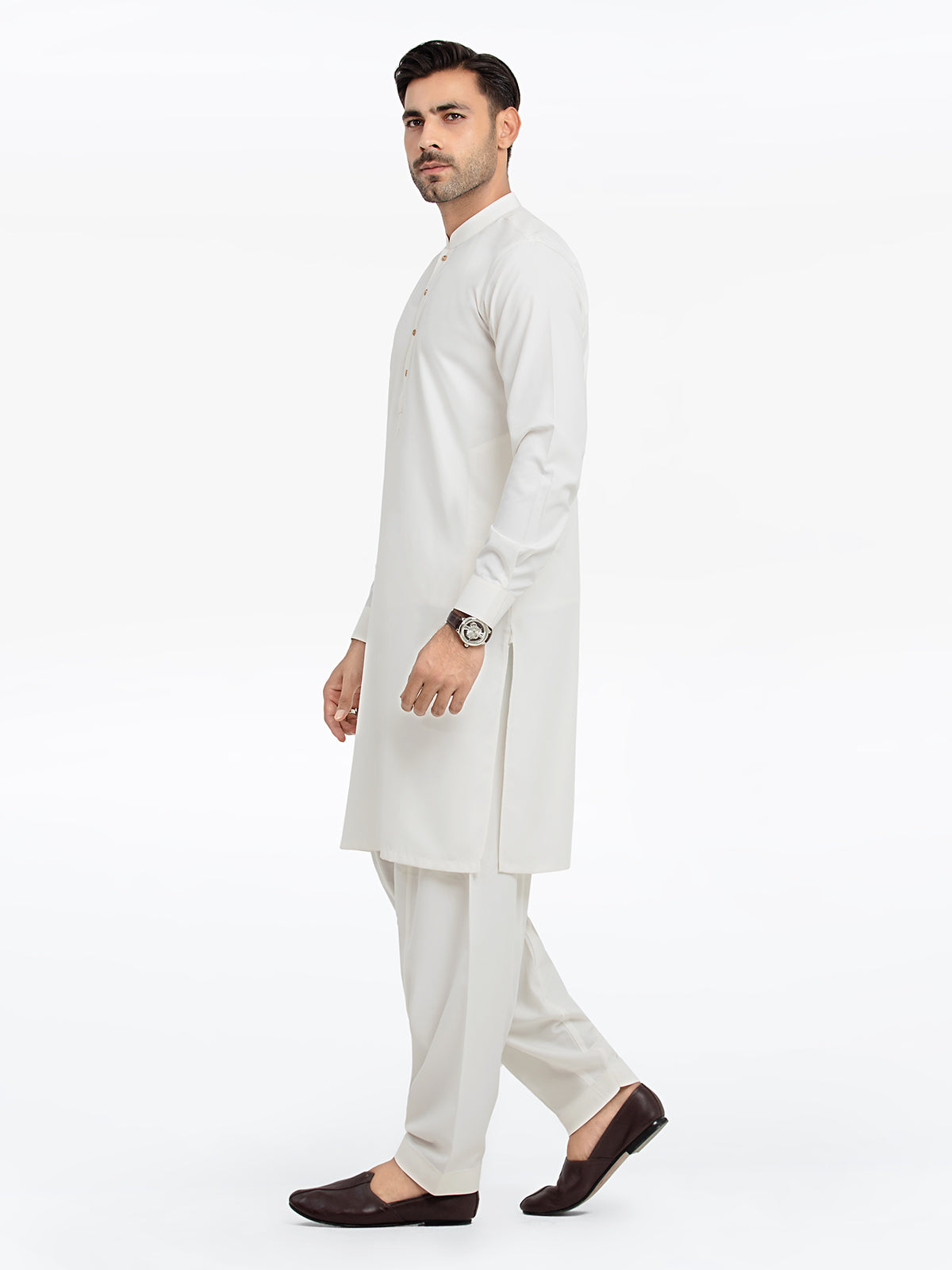 Off White Kurta Pajama Set