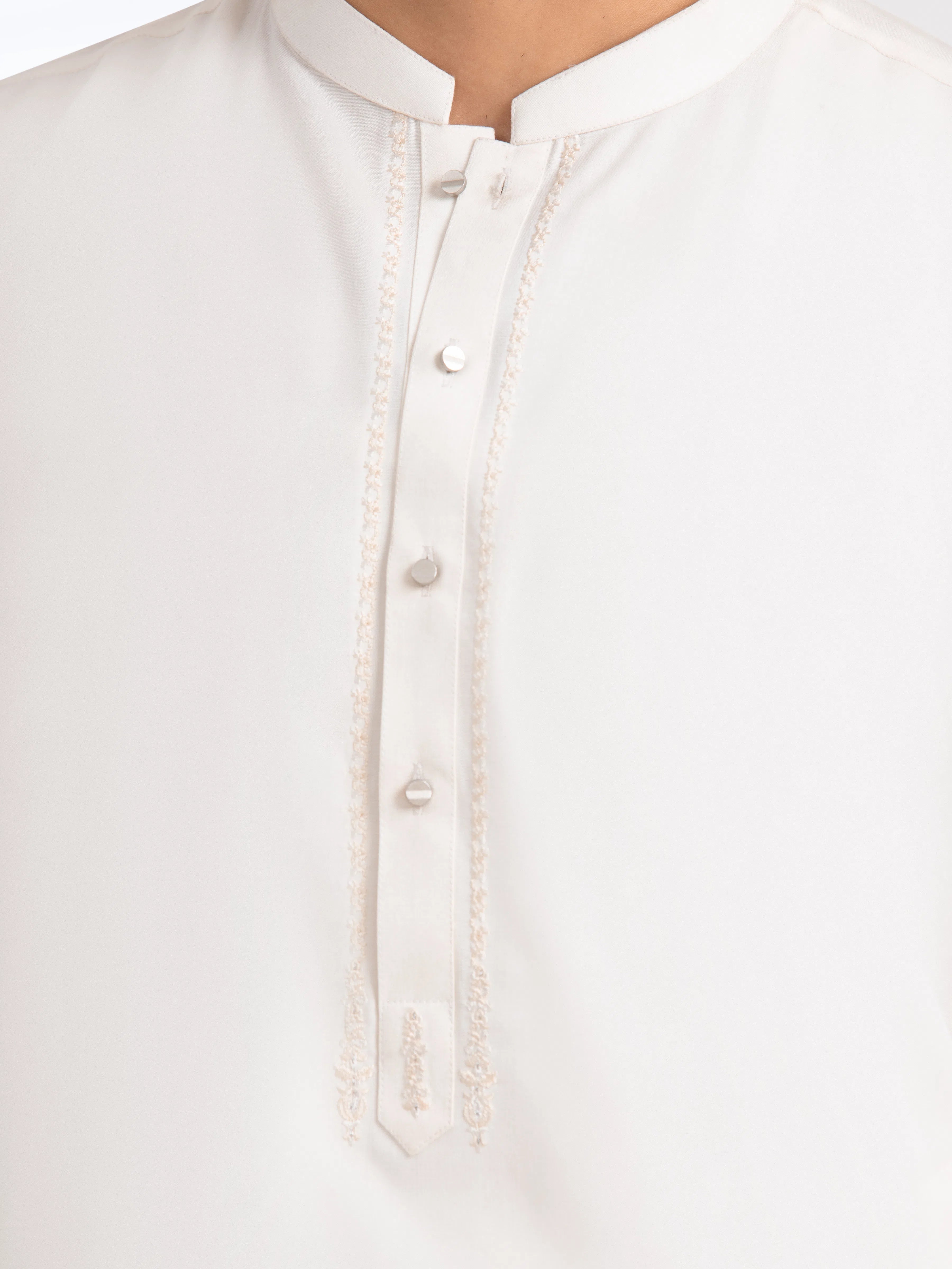 Off White Kurta Pajama Set
