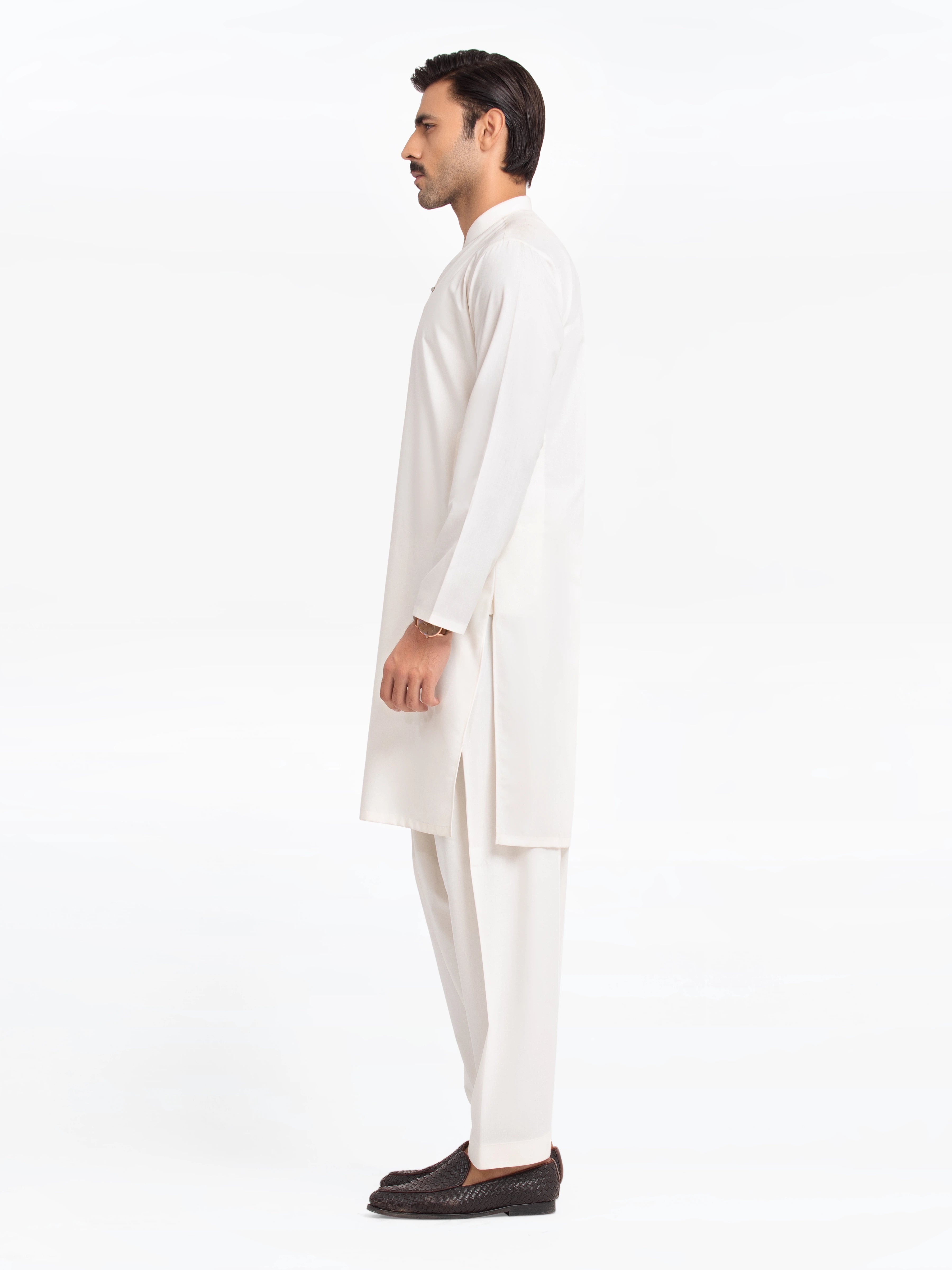Off White Kurta Pajama Set