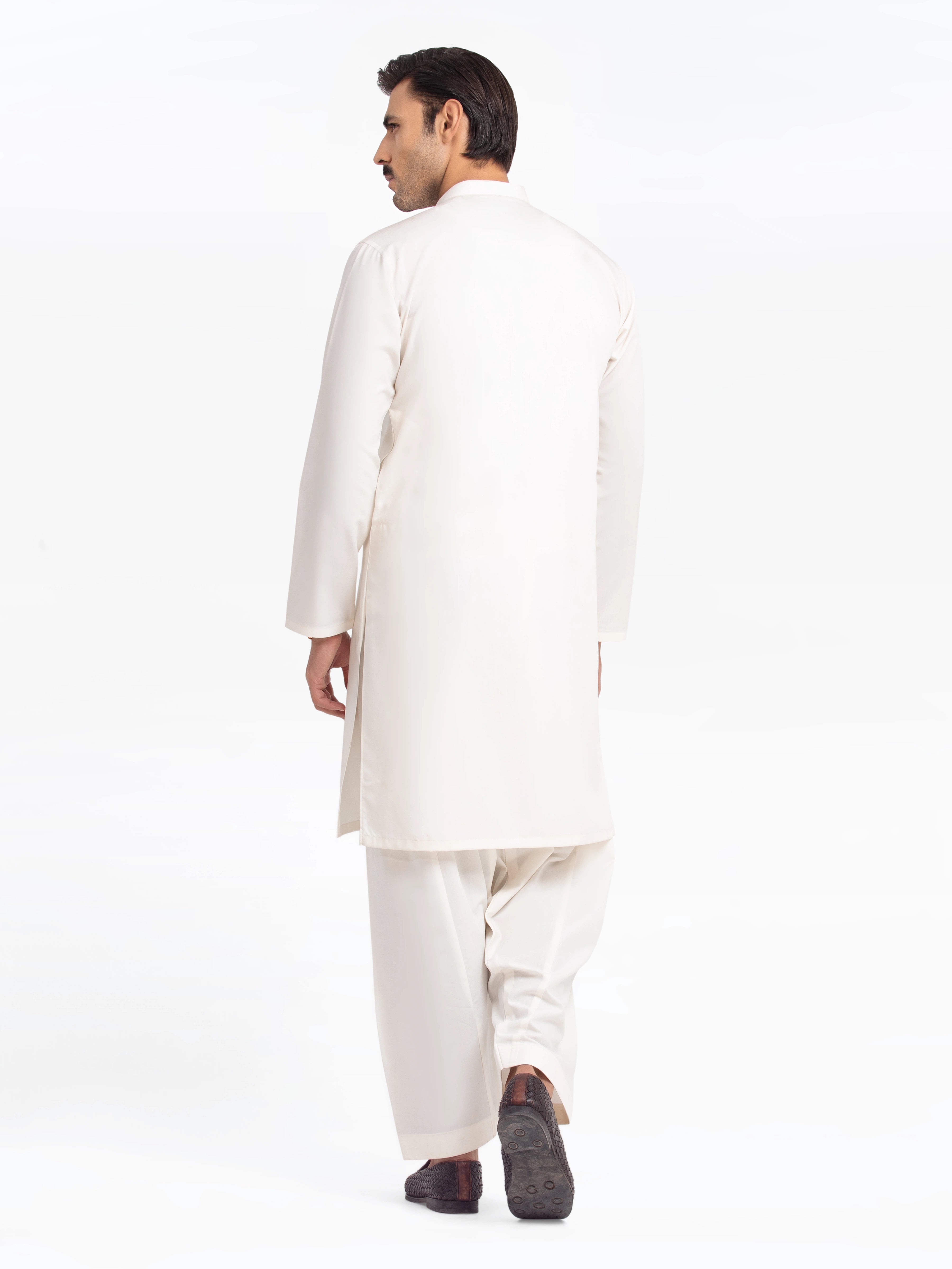 Off White Kurta Pajama Set