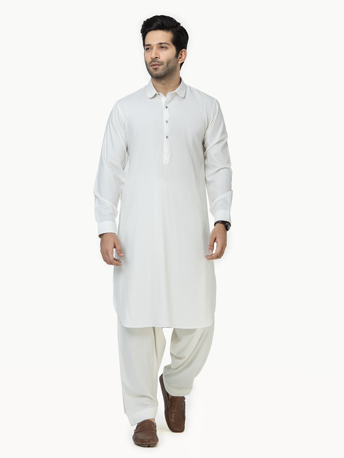 Off White Kurta Pajama Set