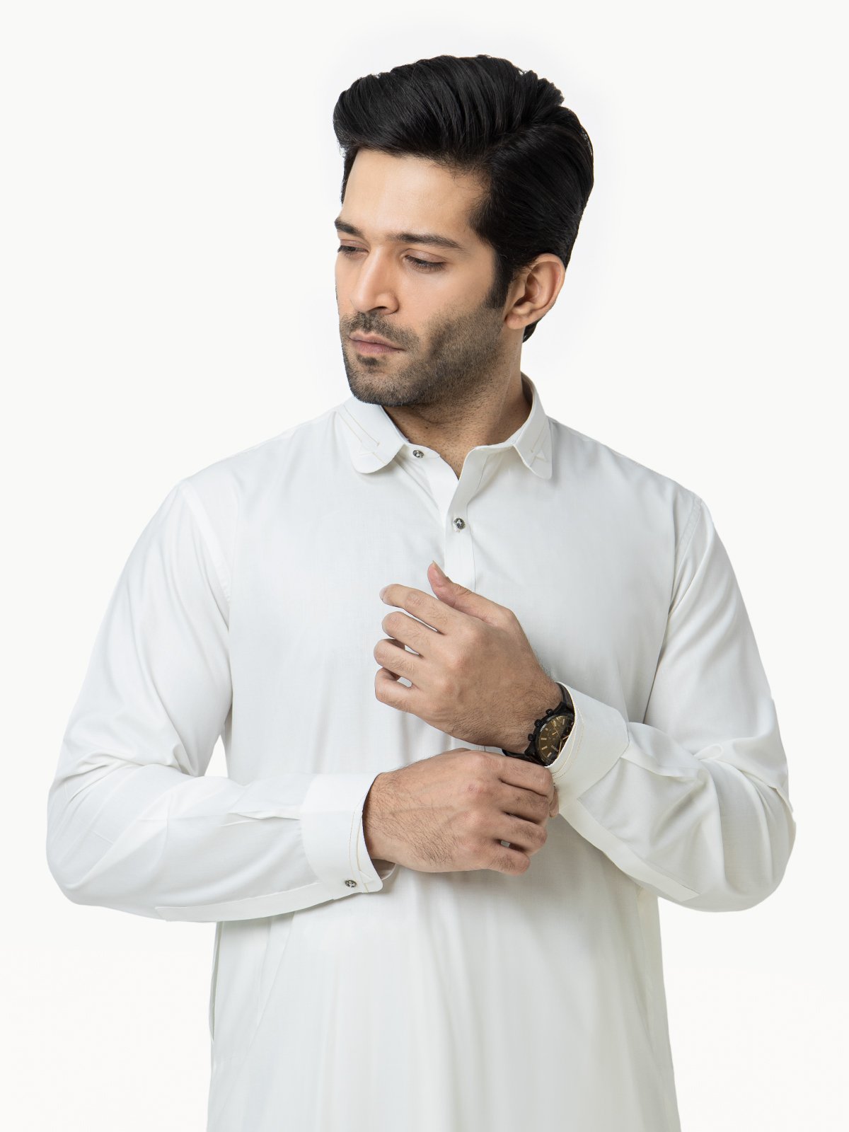 Off White Kurta Pajama Set