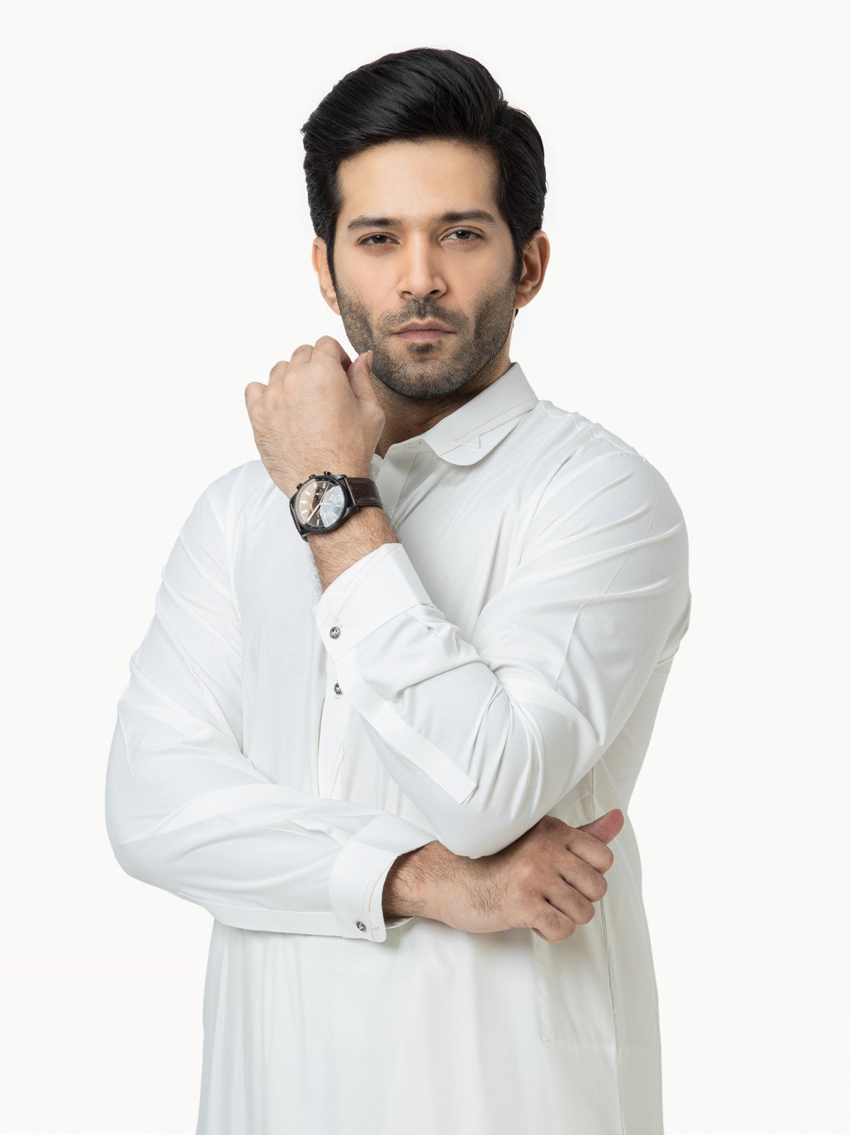 Off White Kurta Pajama Set