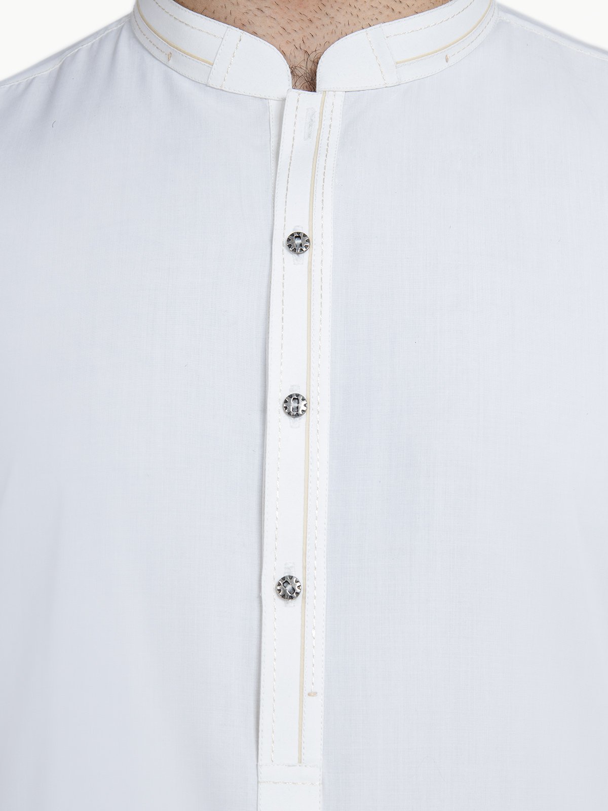 Off White Kurta Pajama Set