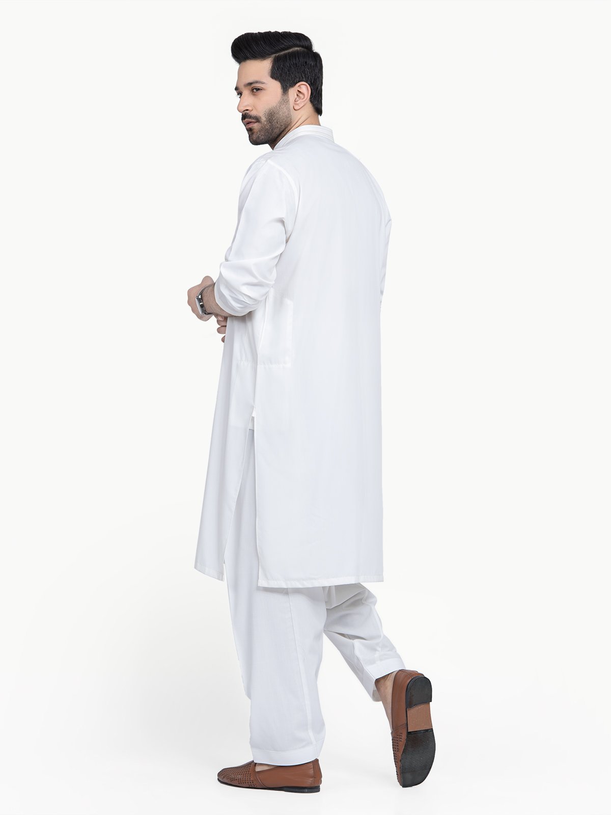 Off White Kurta Pajama Set