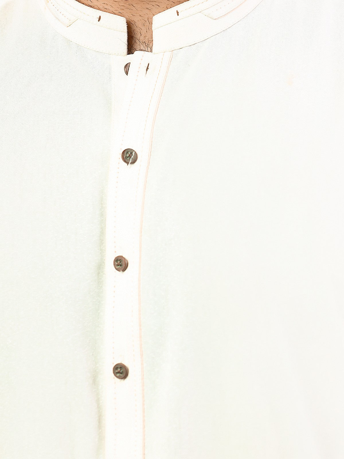 Off White Kurta Pajama Set