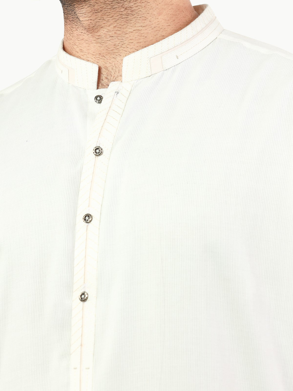 Off White Kurta Pajama Set