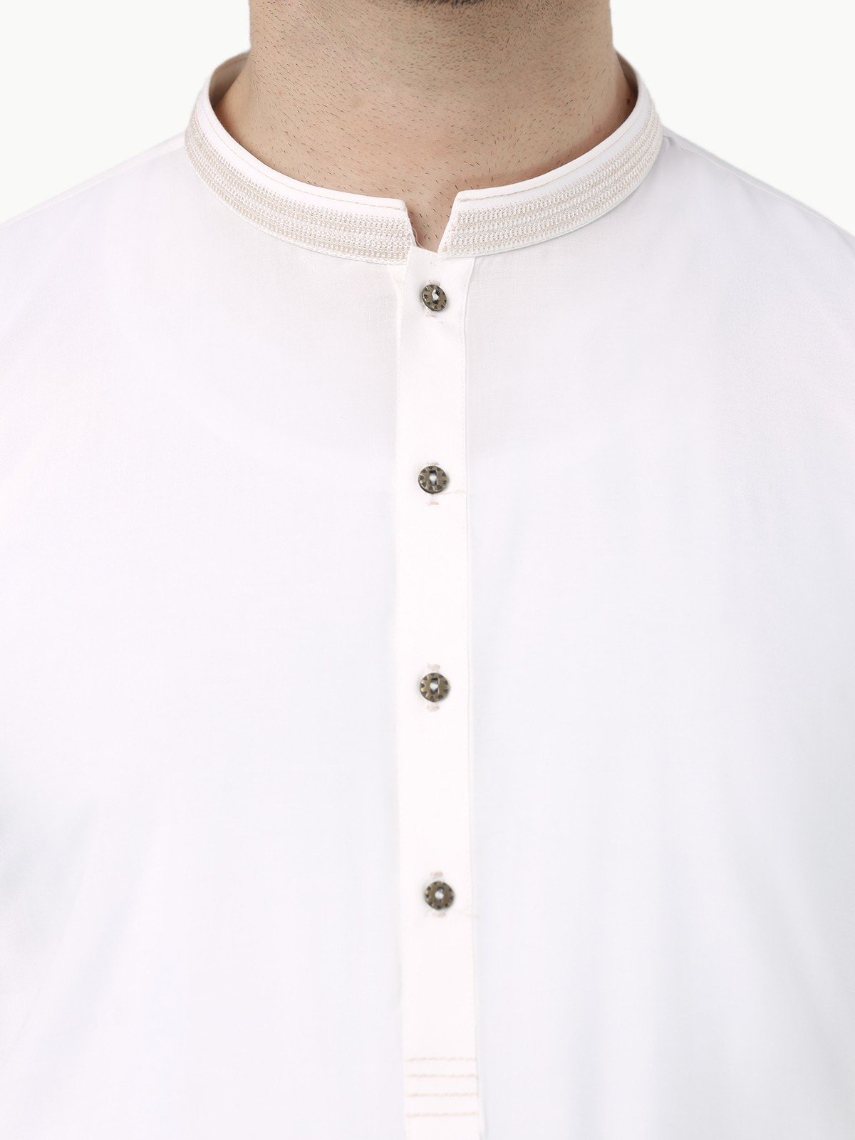 Pearl White Kurta Pajama Set