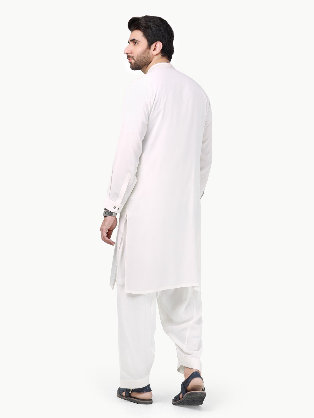Pearl White Kurta Pajama Set