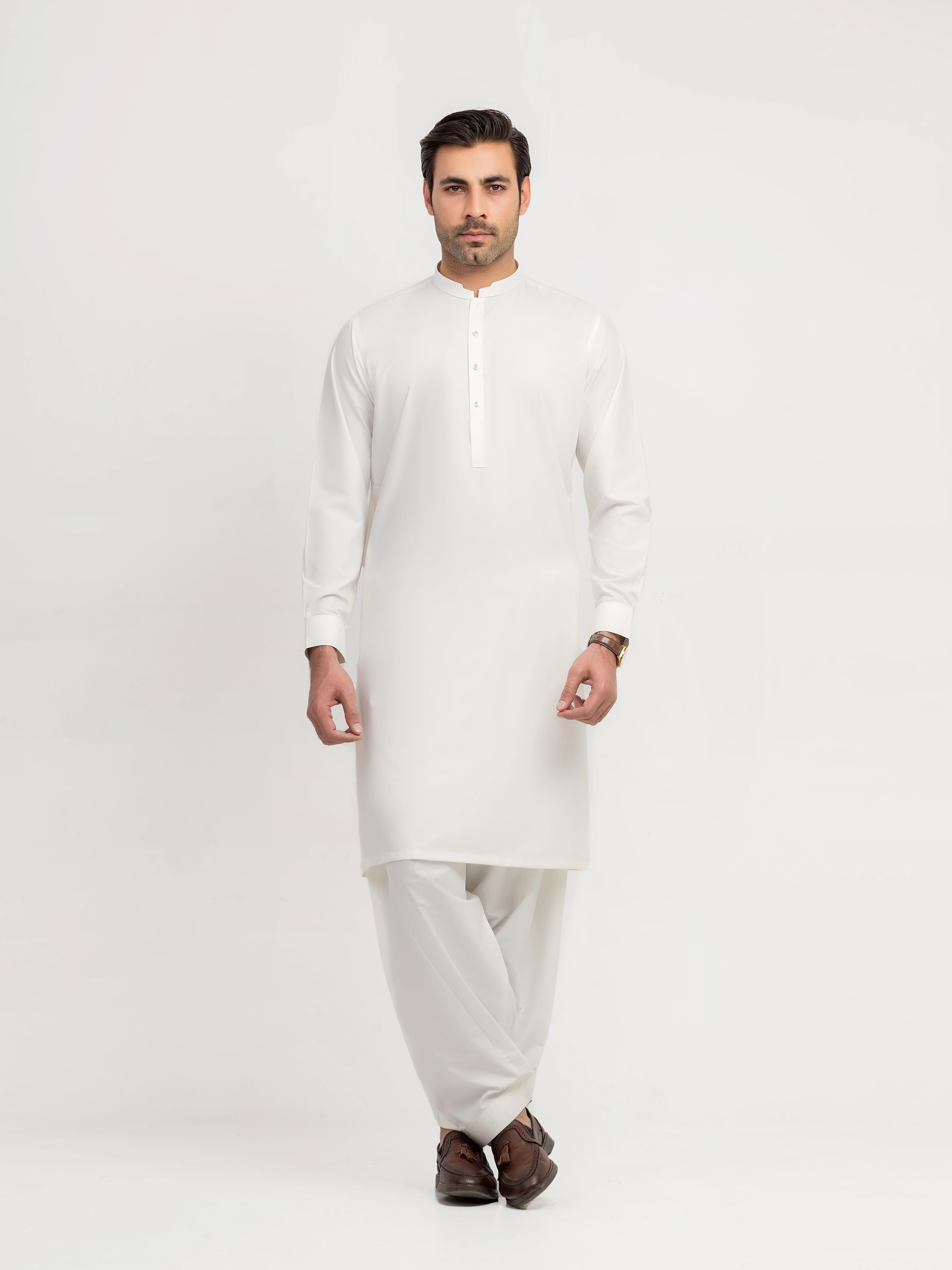 White Kurta Pajama Set