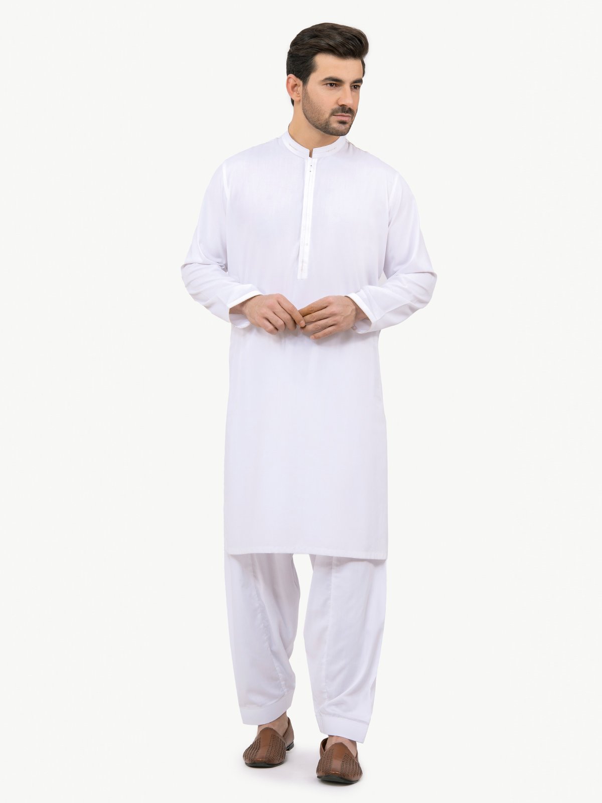White Kurta Pajama Set