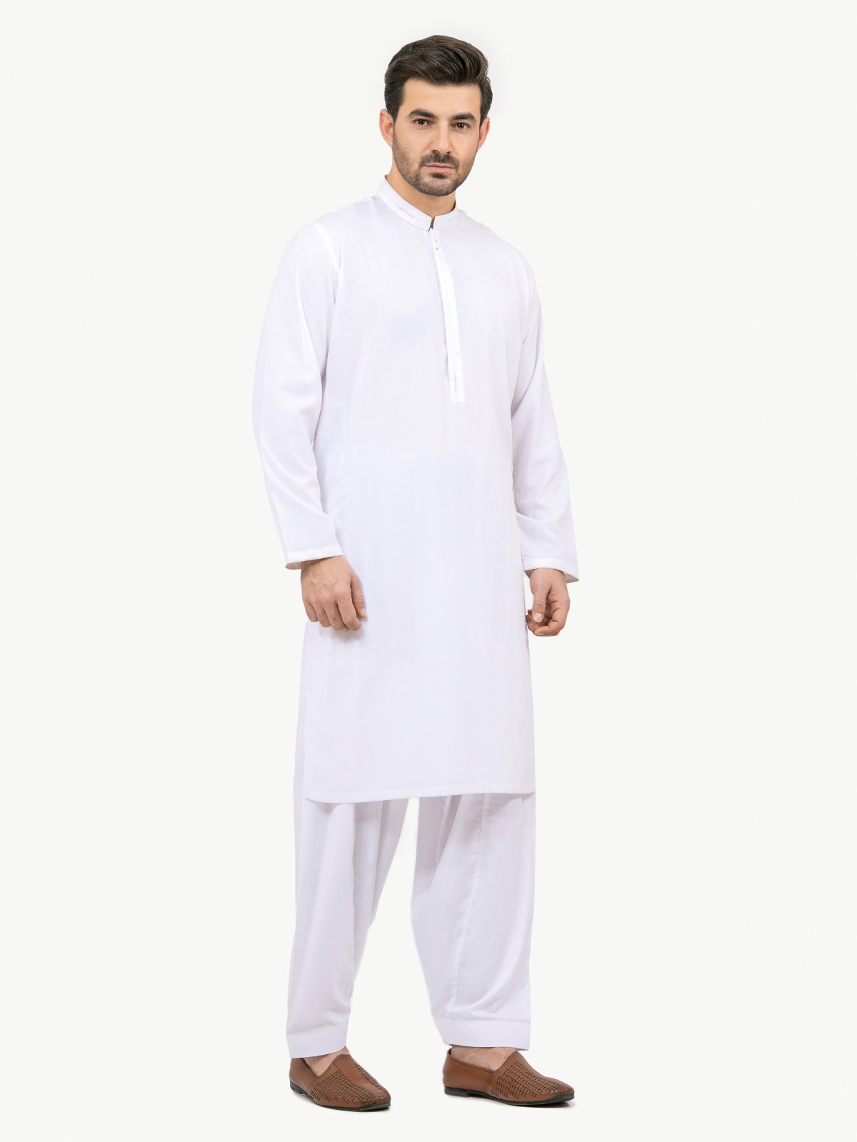 White Kurta Pajama Set