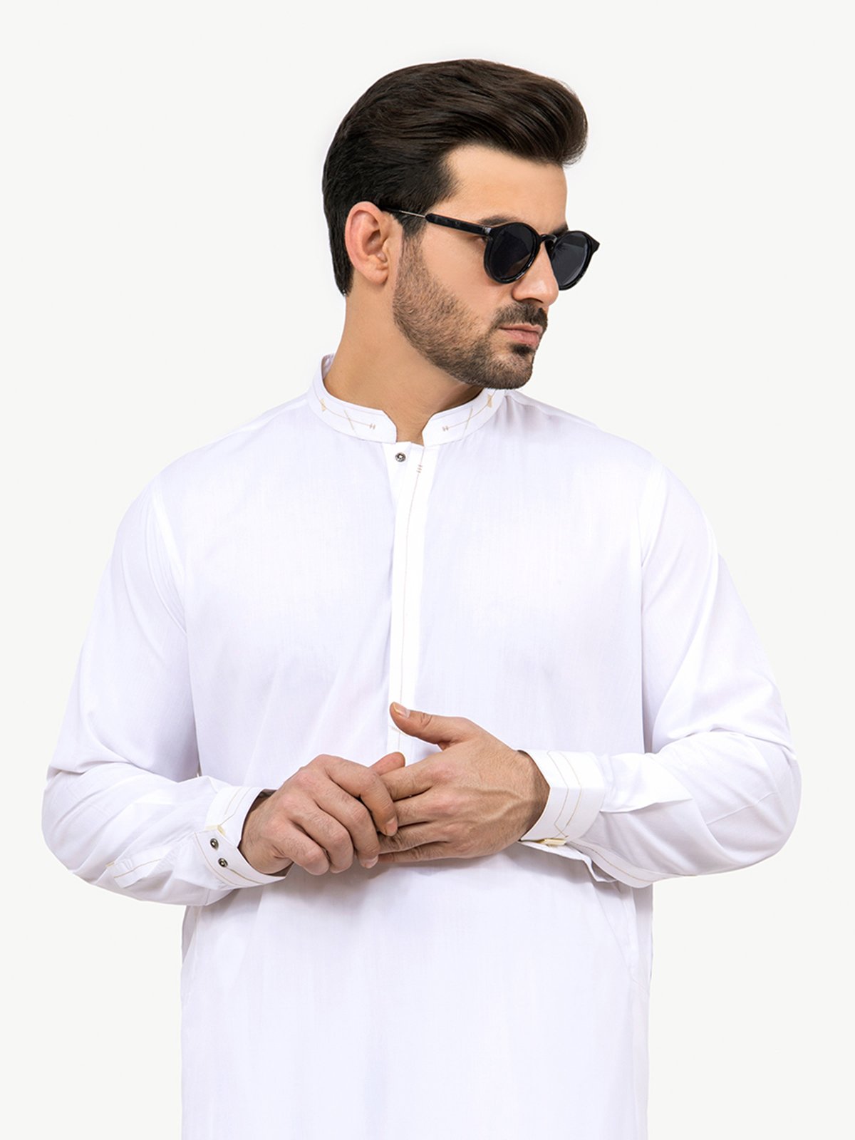 White Kurta Pajama Set
