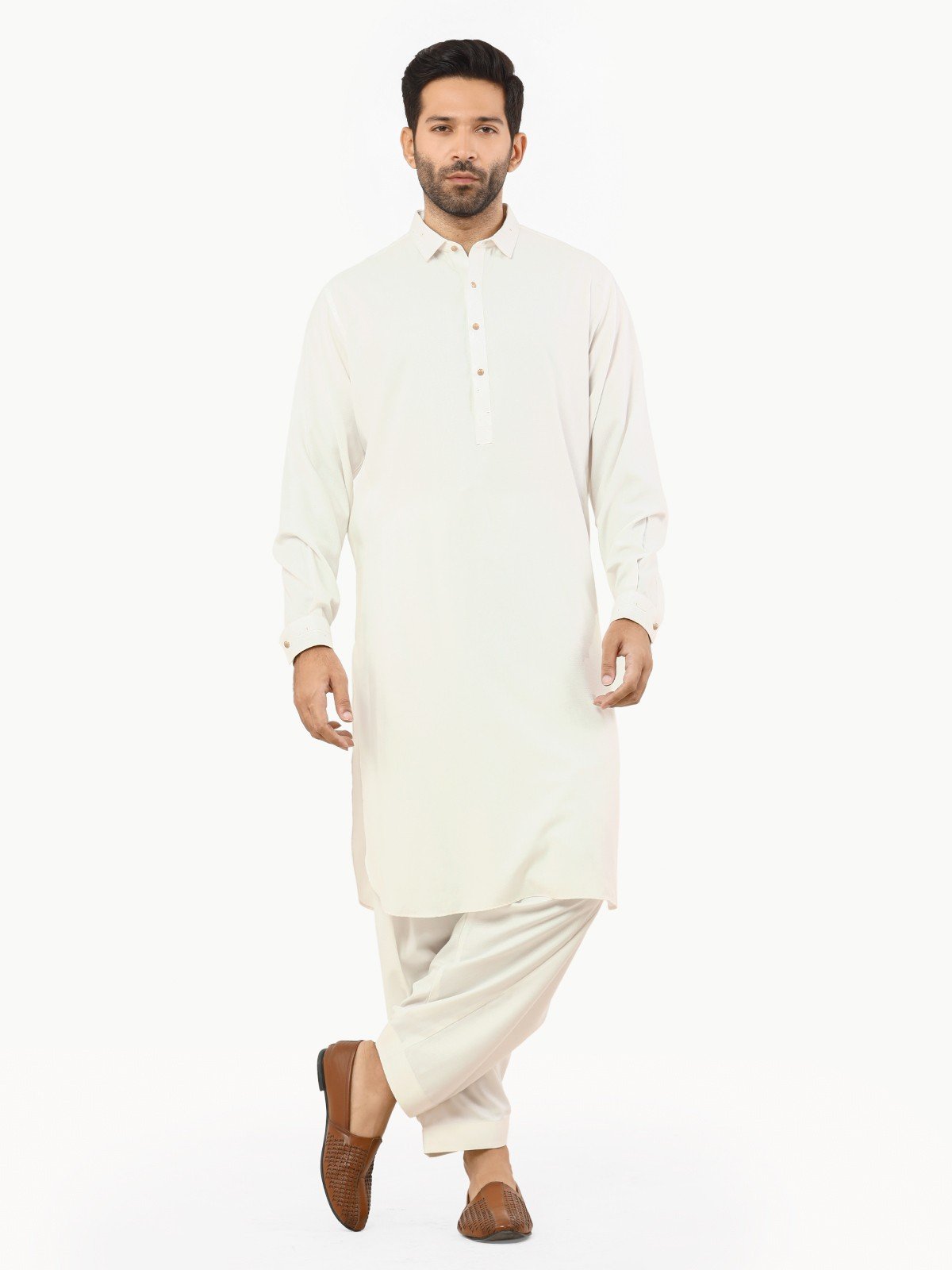 White Kurta Pajama Set
