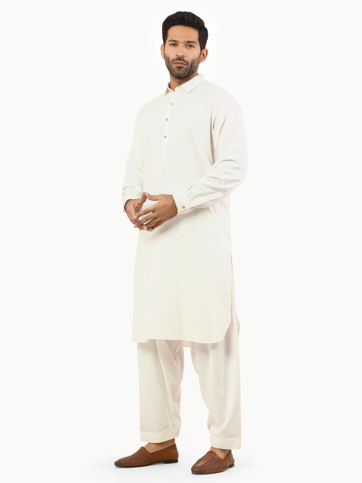 White Kurta Pajama Set